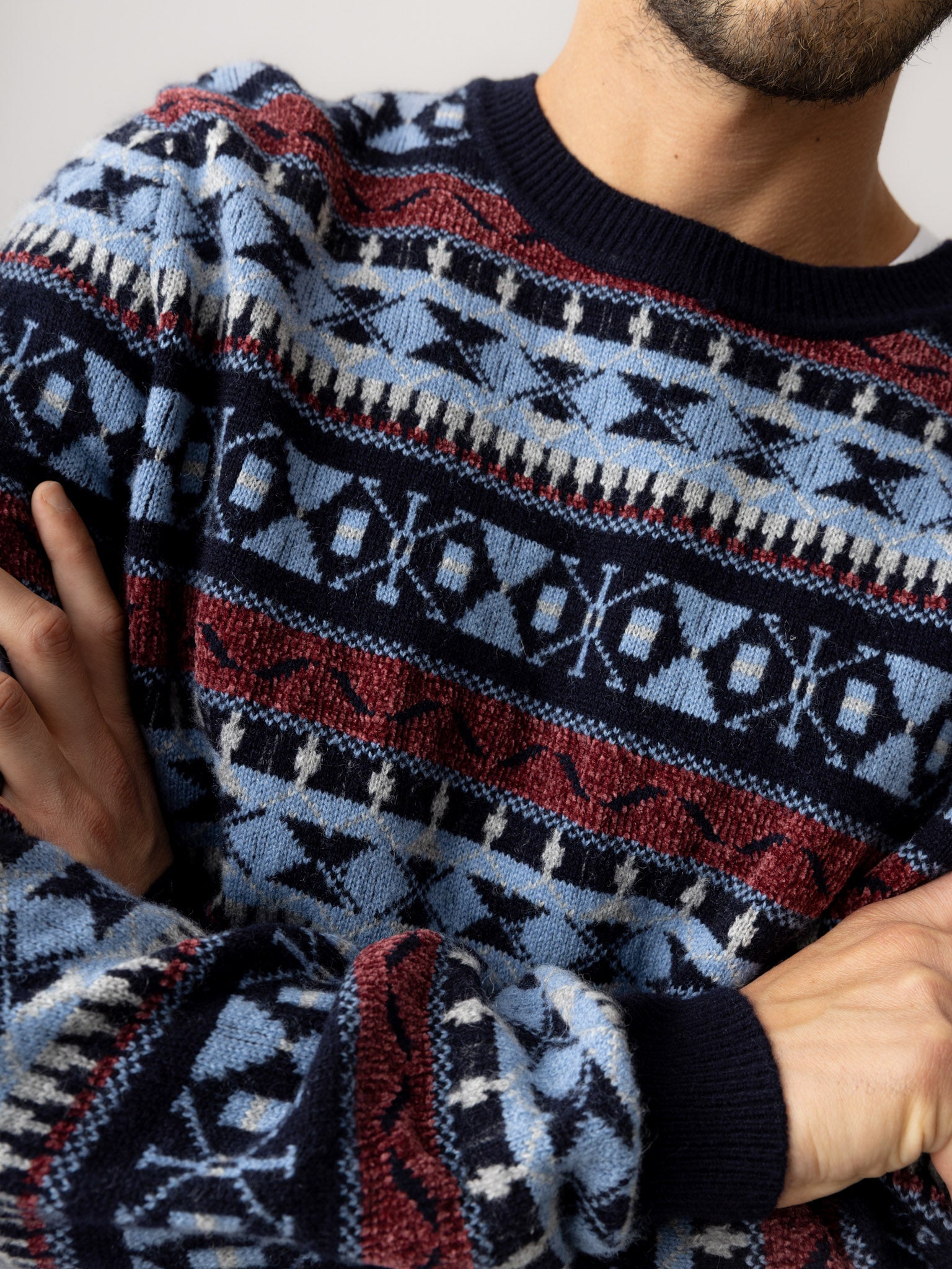 Modelshot / Navy / Detail